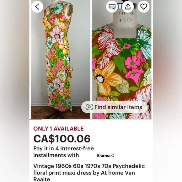 Dynasty vintage 60’s Striped Multicolor Sleeveless silk Dress S/M - Picture 15 of 17